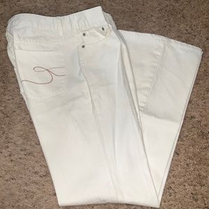 Vintage White Choice Calvin Klein Ultra Low Flare… - image 1